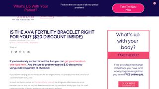 Is the Ava Fertility Bracelet right for you? ($20 Discount Inside) - Nicole ...