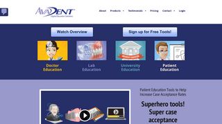 AvaDent Digital Education Solutions Dental Patient Education Tools