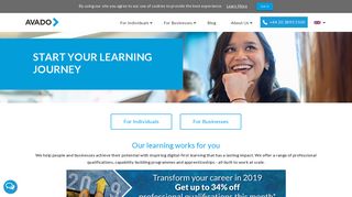 AVADO Learning | Digital Transformation | Online Training and Courses