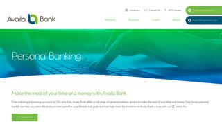 Personal Banking - Availa Bank
