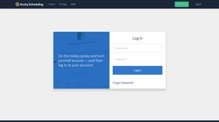 Login to Acuity Online Appointment Scheduling