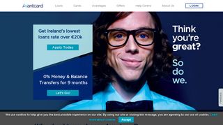 Avantcard: Personal Loans & Credit Cards Made For You