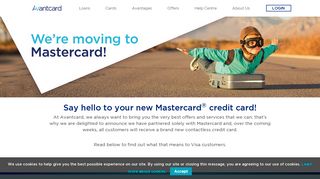 Your new Mastercard credit card - Avantcard