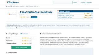 Avast Business CloudCare Reviews and Pricing - 2019 - Capterra