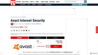 Avast Internet Security Review & Rating | PCMag.com