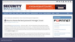 How to choose the best password manager | Avast - Security Boulevard