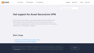 Get support for Avast SecureLine VPN - Avast Support