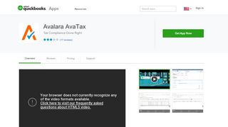 Avalara AvaTax | QuickBooks App Store