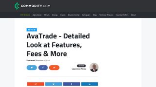 AvaTrade Review 2018 - Commodity.com