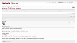 Avaya Softphone Issues - Avaya Support Forums