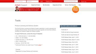 to visit the PLDS (Product Licensing and Delivery ... - Avaya Support