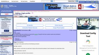 Adding a login profile - Avaya: CM/Aura (Definity) - Tek-Tips