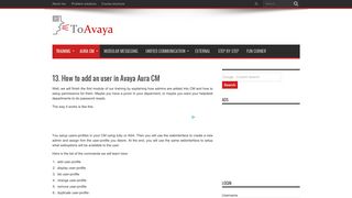 13. How to add an user in Avaya Aura CM – All Avaya questions ...