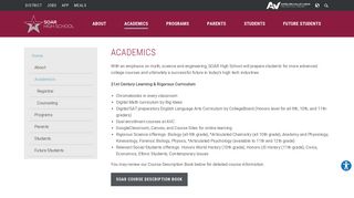 Academics - SOAR High School