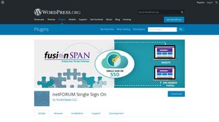 netFORUM Single Sign On | WordPress.org