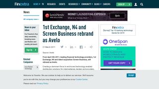 1st Exchange, N4 and Screen Business rebrand as Avelo