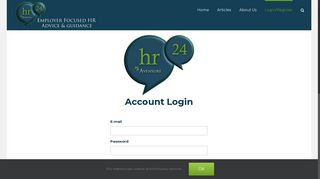Login - HR24 For Employers