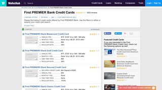 First PREMIER Bank Credit Cards: Reviews, Latest Offers, Q&A ...