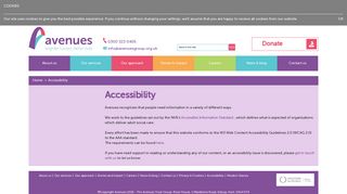 Avenues Group - Accessibility