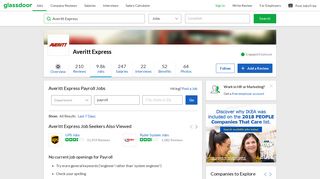 Averitt Express Payroll Jobs | Glassdoor