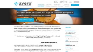 Increase Restaurant Sales And Control Costs - Avero Slingshot