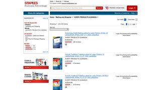 Search Results for - avery products (canada) - Eway