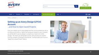 Avery Design & Print Online Account | Avery