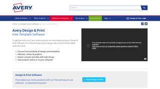 Design & Print Template Software | Avery Australia