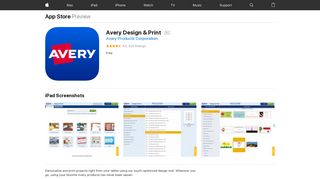 Avery Design & Print on the App Store - iTunes - Apple