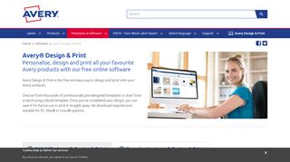 Design & Print Template Software | Avery