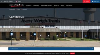 Contact Us | Avery Weigh-Tronix