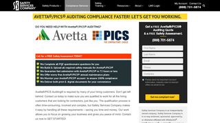 Avetta®/PICS® Auditing Compliance | Safety Services Company