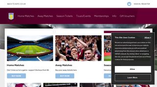Aston Villa Ticketing: Buy Tickets