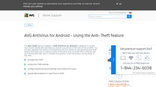 AVG AntiVirus for Android - Using the Anti-Theft fea... | AVG Support