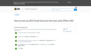 How to set up AVG Email Security Services with Offic... | AVG Support