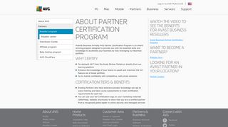 AVG | About Partner Certification Program