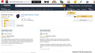 Amazon.com: Customer reviews: Avia Aspire Activity Tracker