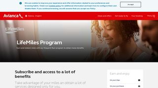 Accumulate miles with Lifemiles in Avianca