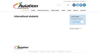 International students - Aviation Australia