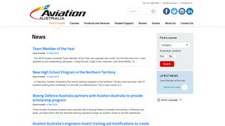 News - Aviation Australia