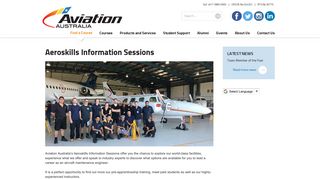 Aeroskills course information session - Aviation Australia