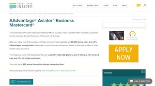 AAdvantage® Aviator™ Business Mastercard® - Credit Card Insider