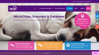 AVID Pet MicroChips | MicroChip Scanners | Pet MicroChip Database