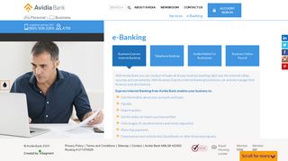 Business Express Internet Banking - Avidia Bank