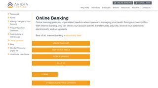 Online Banking | Avidia Health