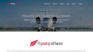 Private Jet Charter Glossary - FlyEasy Software