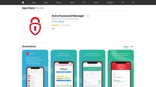 Avira Password Manager on the App Store - iTunes - Apple