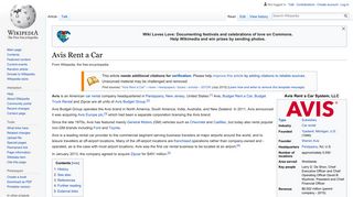 Avis Rent a Car - Wikipedia