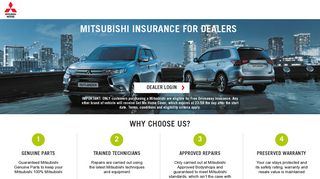 Official Mitsubishi Insurance For Dealers