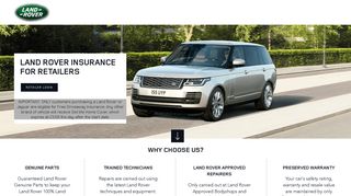 Official Land Rover Insurance For Retailers
